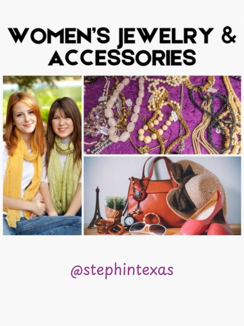 WOMEN'S COSTUME JEWELRY BELTS SUNGLASSES SCARVES HATS GLOVES